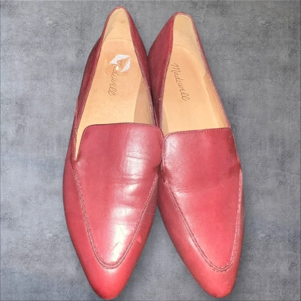 Madewell Women's Red Loafers